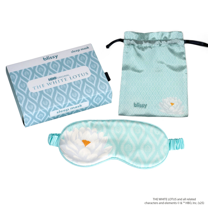 Sleep Mask - White Lotus - Paradise Lotus