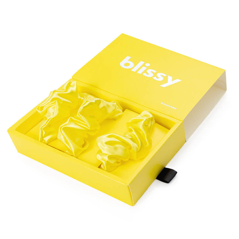 Blissy Scrunchies - Sunshine Yellow