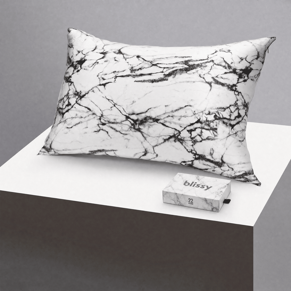 Pillowcase - Light Marble - Queen