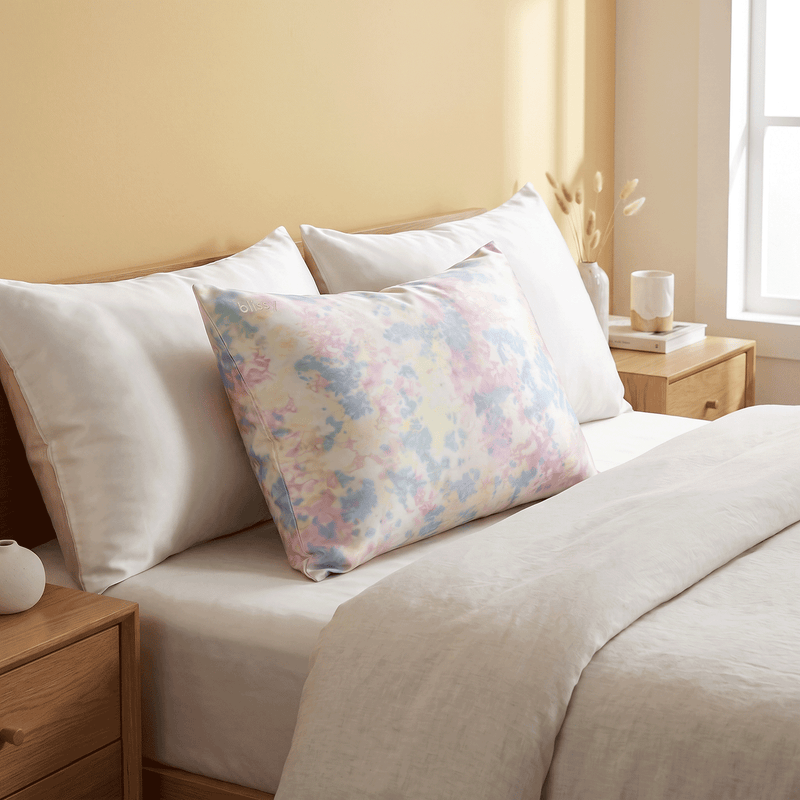 Pillowcase - Yellow Tie-Dye - King