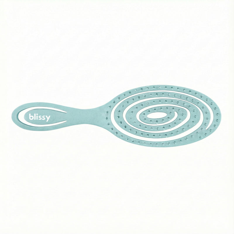 Blissy Mulberry Silk Blissy Detangling Brush – Blue