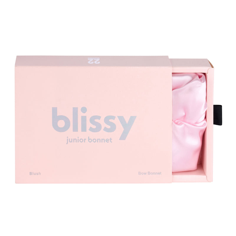 Blissy Junior Bow Bonnet - Blush