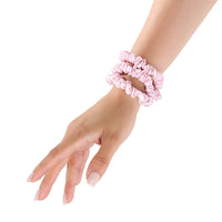 Blissy Skinny Scrunchies - Blush