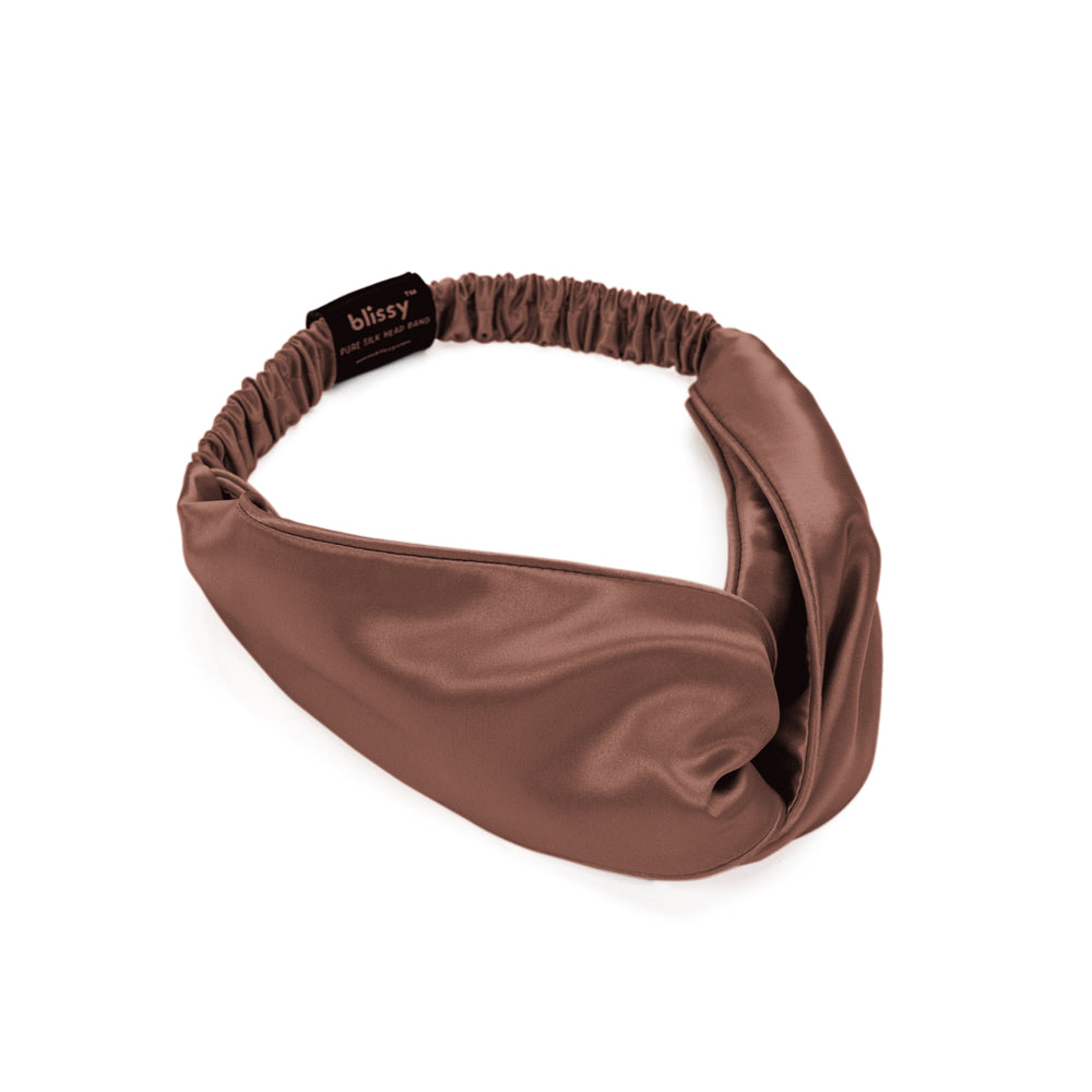 Chocolate Mulberry Silk Blissy Head Piece – Blissy