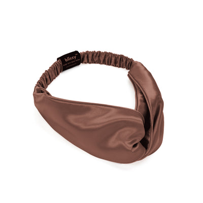Chocolate Mulberry Silk Blissy Head Piece – Blissy