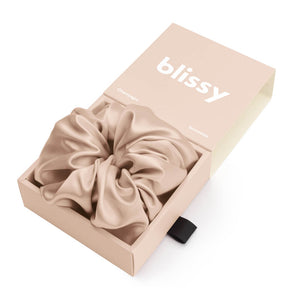 Blissy Oversized Scrunchie - Champagne