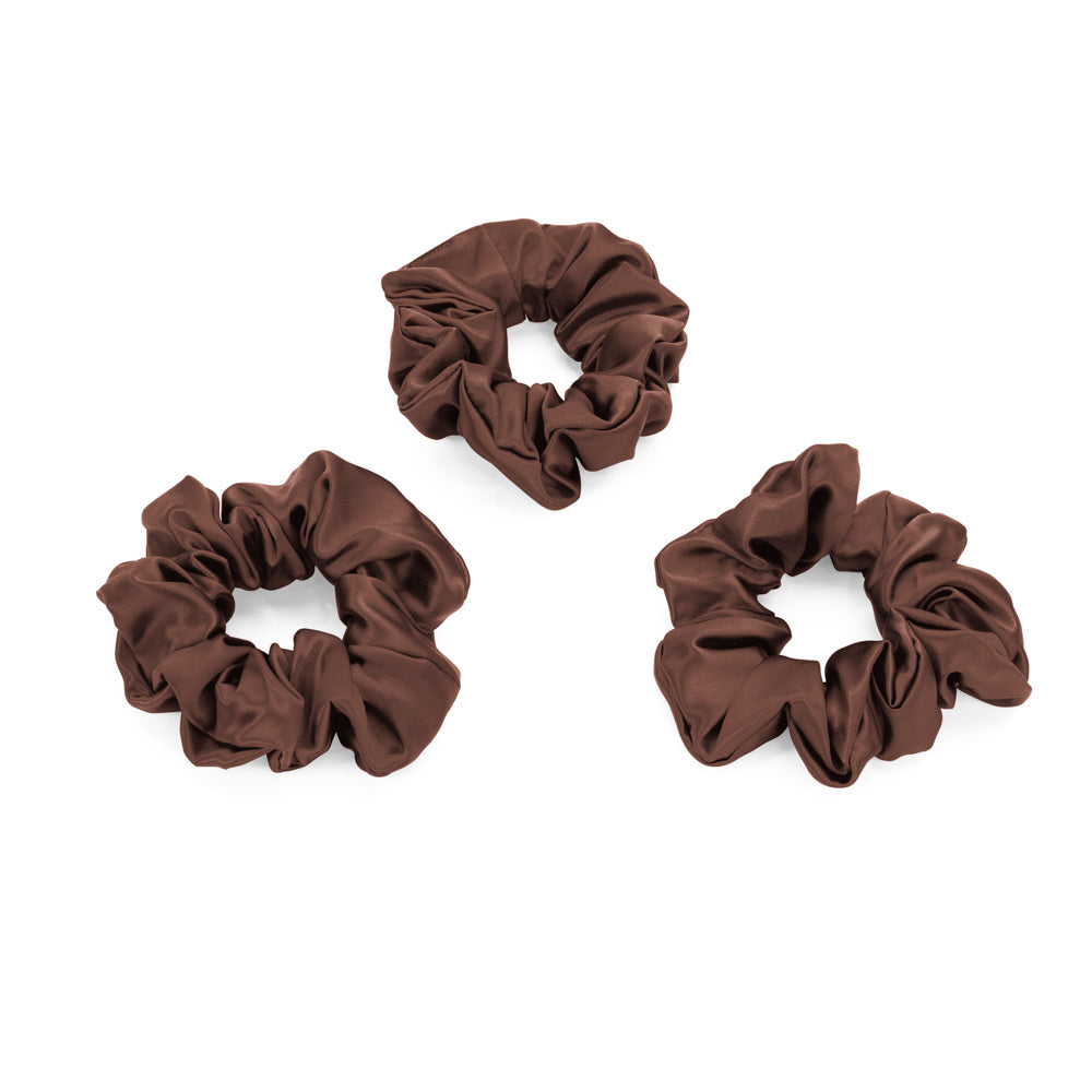Chocolate Mulberry Silk Blissy Scrunchies – Blissy