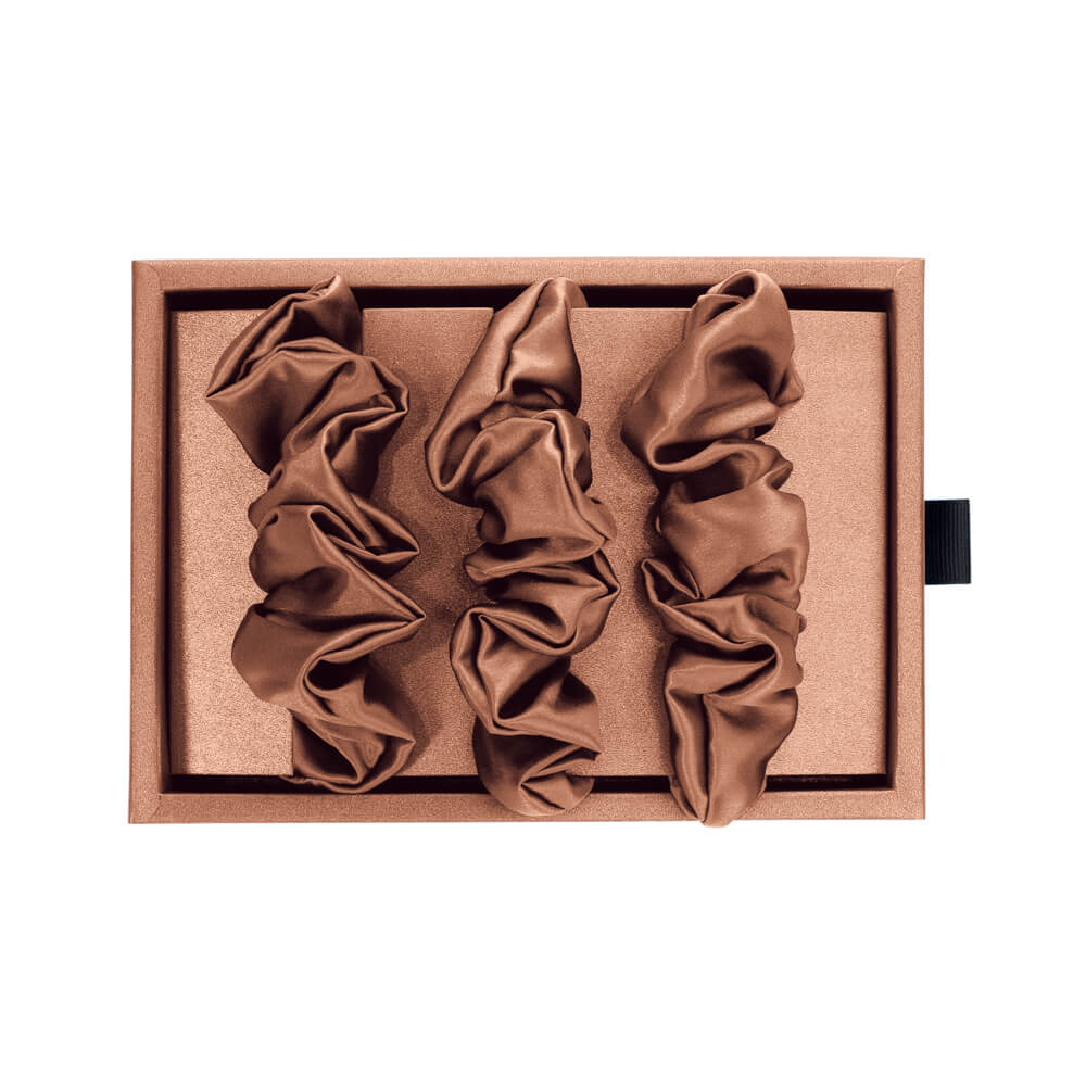Blissy Cinnamon Silk Blissy Scrunchies Detail –
