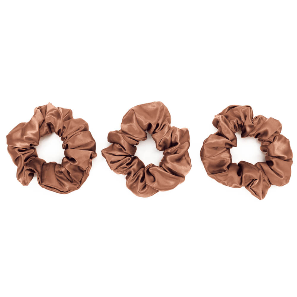 Blissy Mulberry Silk Blissy Scrunchies – Cinnamon