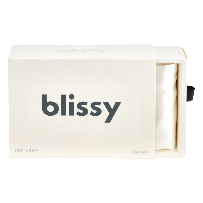 Crescent Pillowcase - White -  Queen