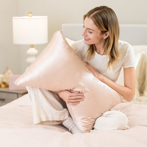 Crescent Pillowcase - Pink - Queen