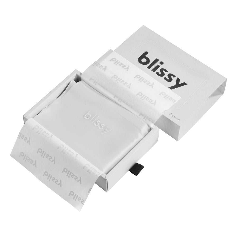 Blissy Mulberry Silk Crescent Pillowcase – Silver King