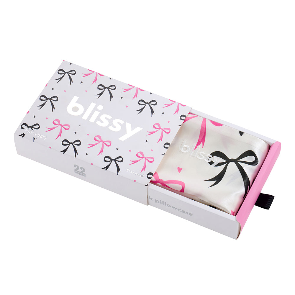 Blissy Mulberry Silk Pillowcase – Dancing Bows King