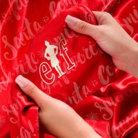 Pillowcase - Elf “Santa Is Coming!” - Queen