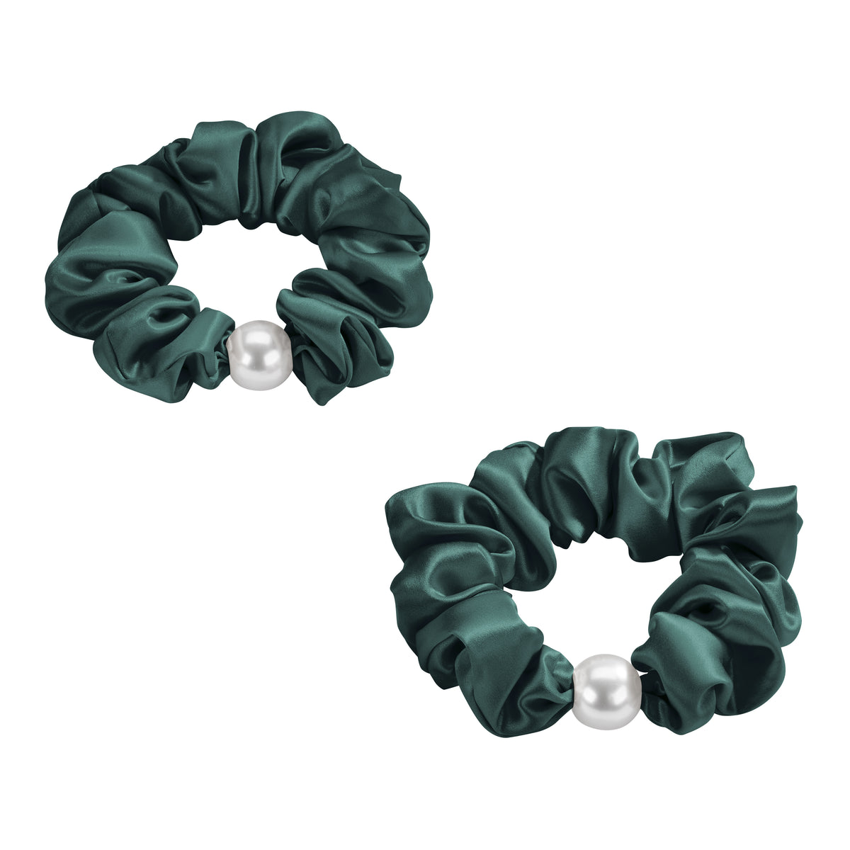 Blissy Emerald Blissy Pearl Scrunchies Lifestyle – Mulberry Silk