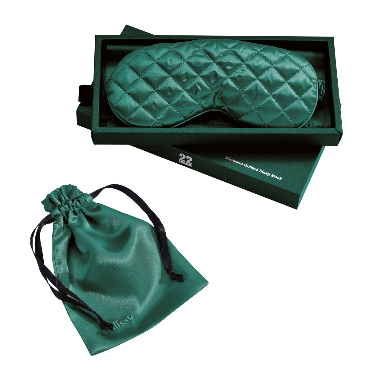 Emerald Mulberry Silk Sleep Mask – Blissy