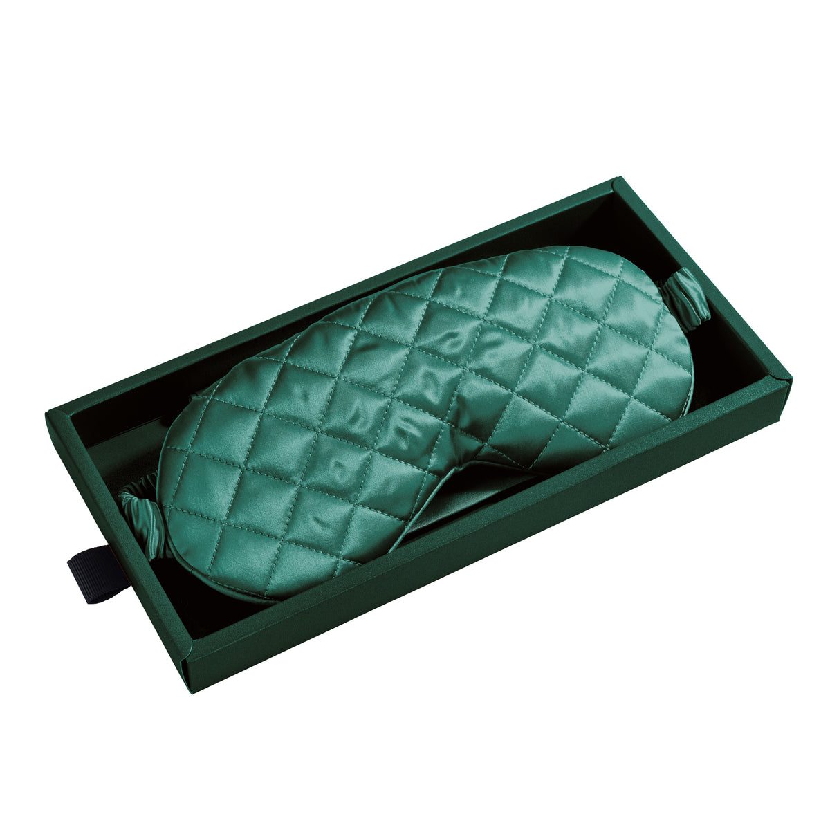 Emerald Sleep Mask Close-Up – Blissy 22 Momme Silk