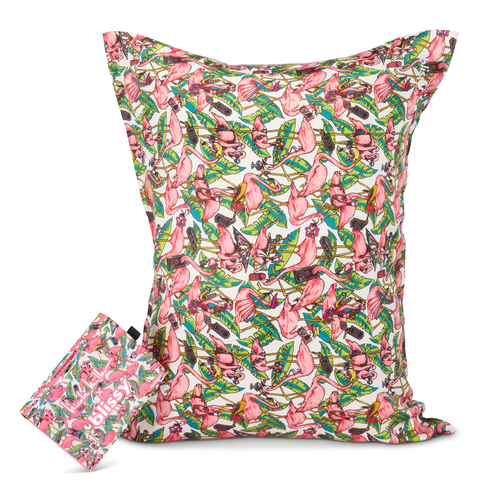 Pillowcase - Nicole Miller - Flamingo - King