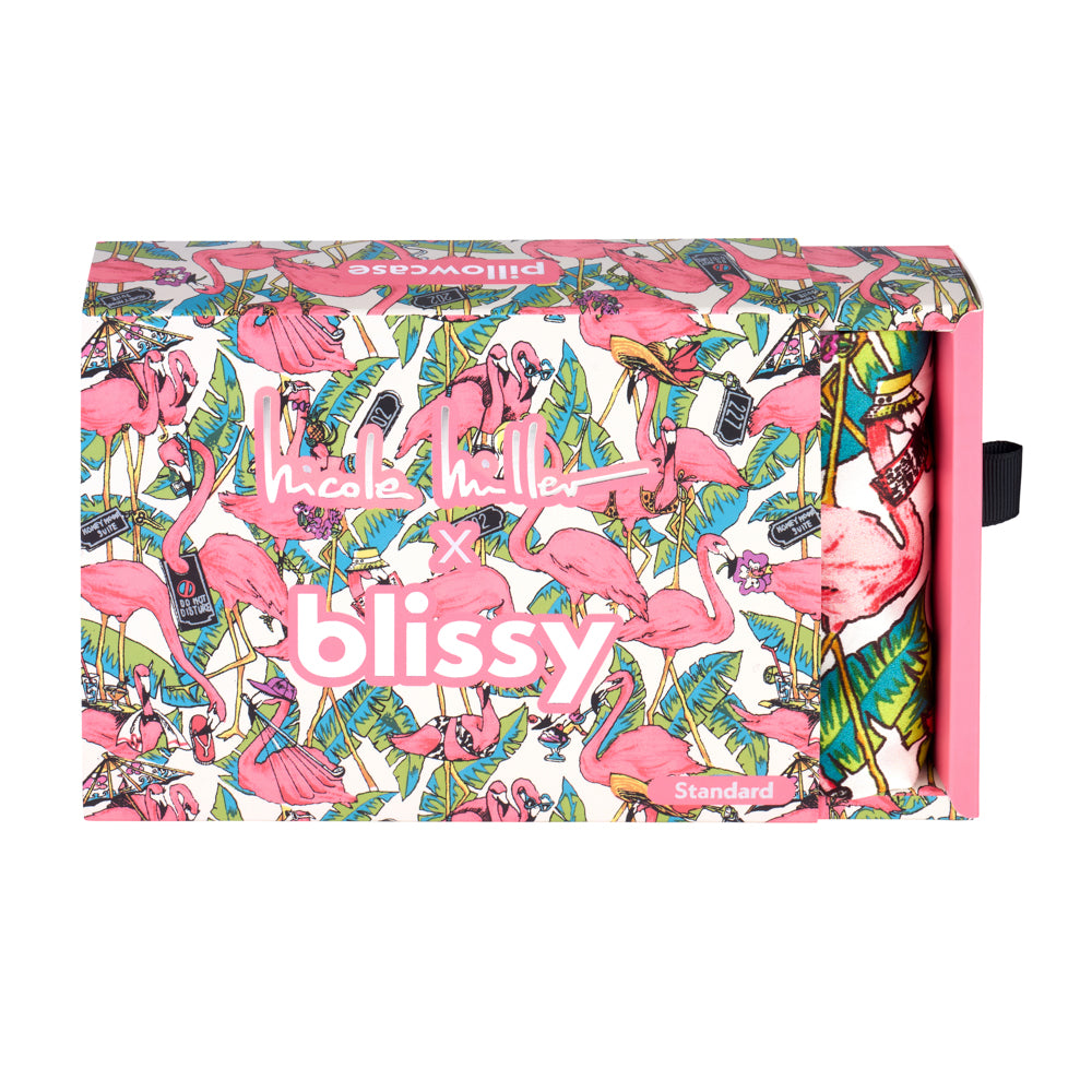 Pillowcase - Nicole Miller - Flamingo - King
