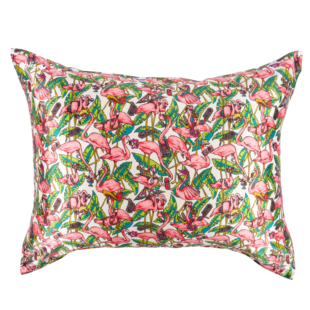 Pillowcase - Nicole Miller - Flamingo - King
