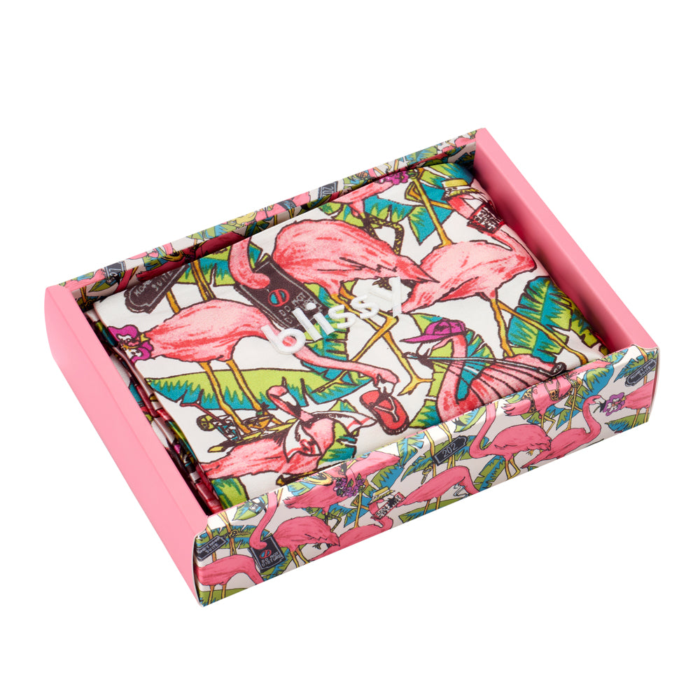 Pillowcase - Nicole Miller - Flamingo - King