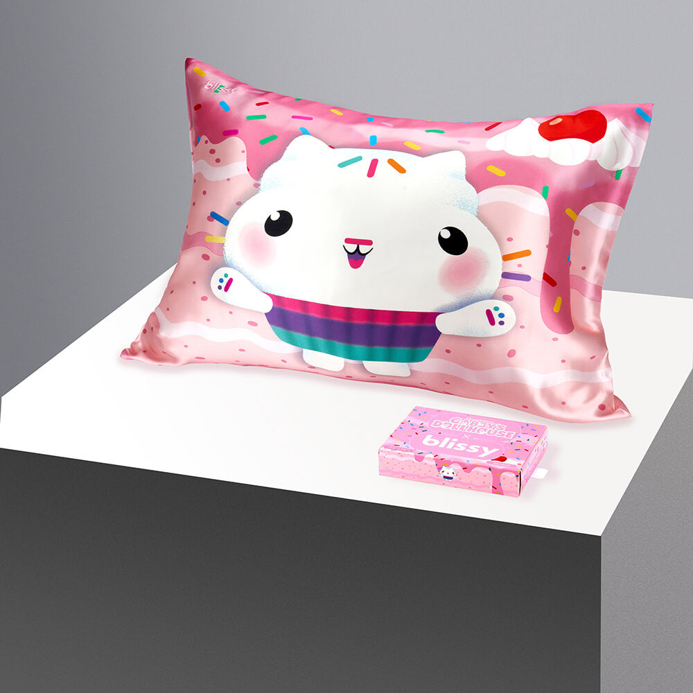 Blissy Queen Gabby'S Dollhouse Pillowcase – 22 Momme Mulberry Silk, 100% Silk
