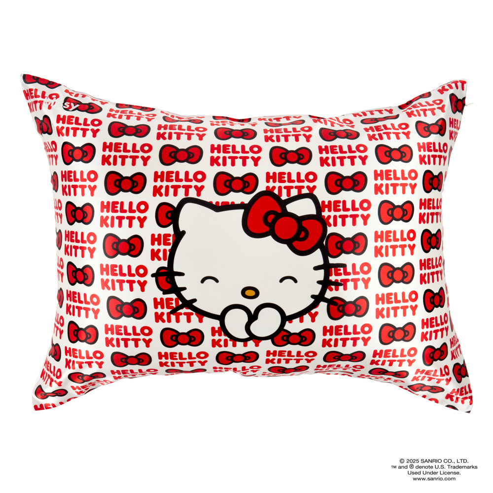 Blissy King Happy Hello Kitty Pillowcase Lifestyle – Mulberry Silk