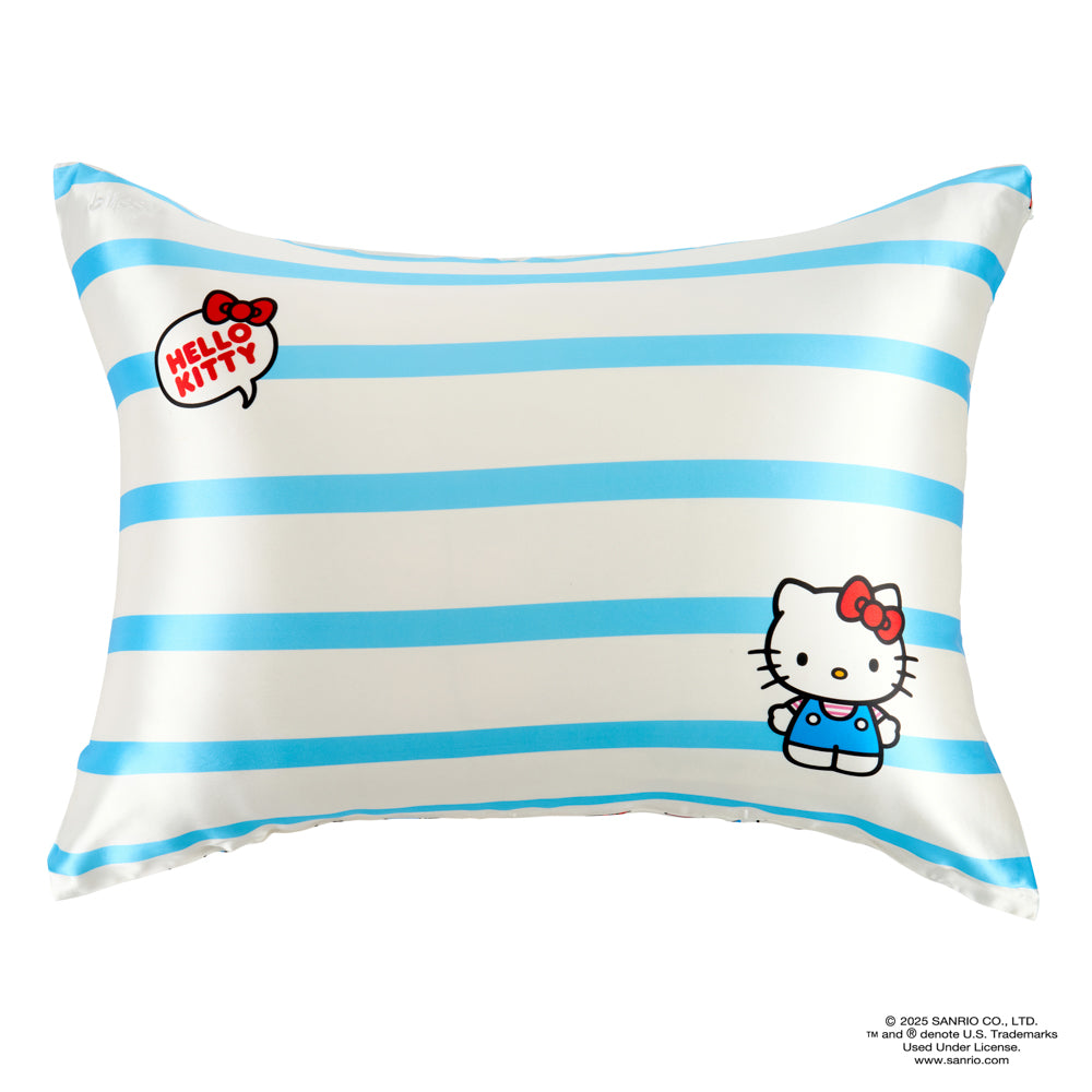 Hello Kitty Stripes Mulberry Silk Pillowcase – Blissy Queen