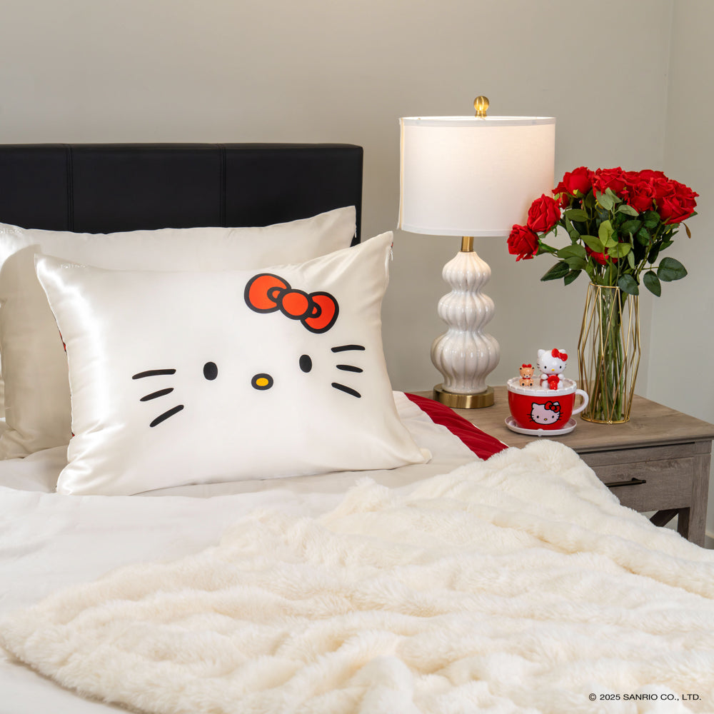 Blissy Mulberry Silk Pillowcase – Hello Kitty- Queen