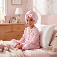 Blissy Junior Bow Bonnet - Blush