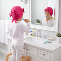 Blissy Junior Bow Bonnet - Hibiscus