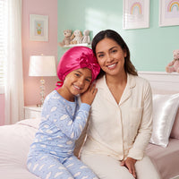 Blissy Junior Bow Bonnet - Hibiscus