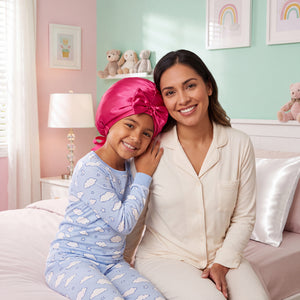 Blissy Junior Bow Bonnet - Hibiscus