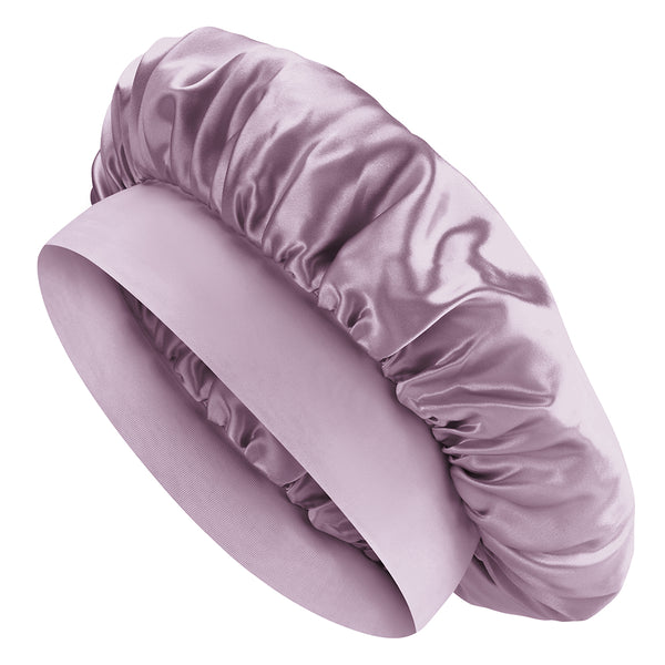 100% Mulberry Silk Blissy Silk Halo Bonnet Close-Up – Blissy 22 Momme Silk