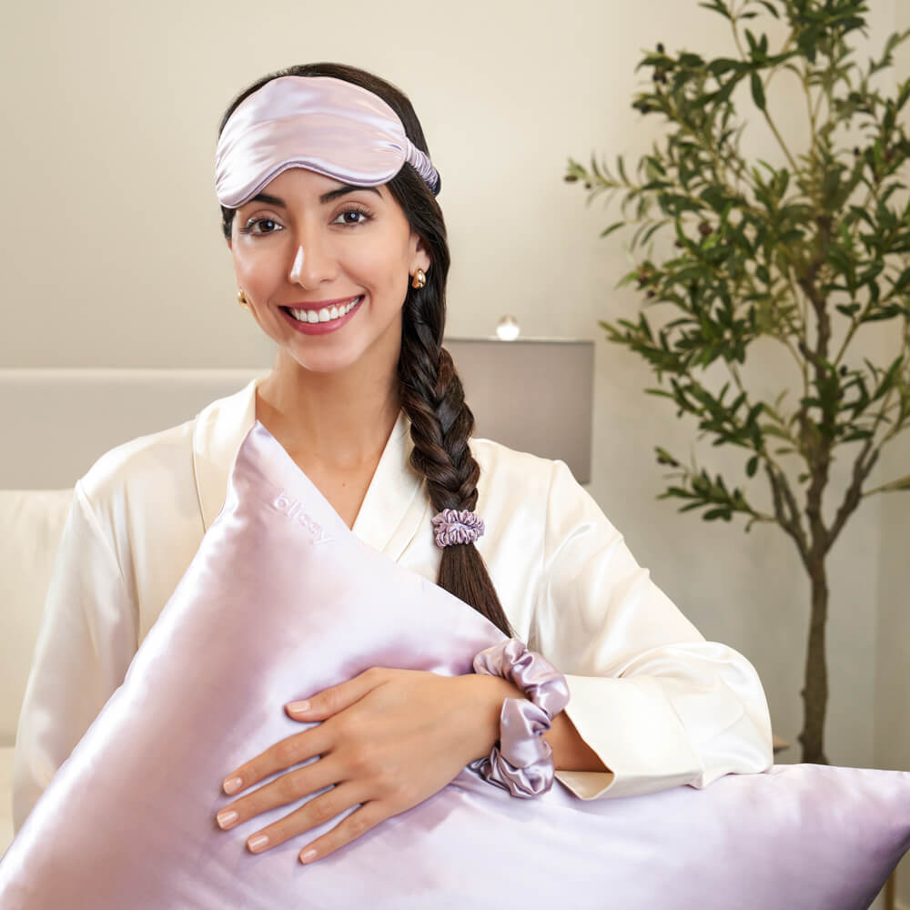 Lavender Mulberry Silk Blissy Dream Set – Blissy Queen