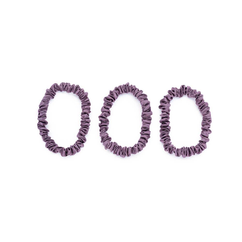 Blissy Mulberry Silk Blissy Skinny Scrunchies – Lavender