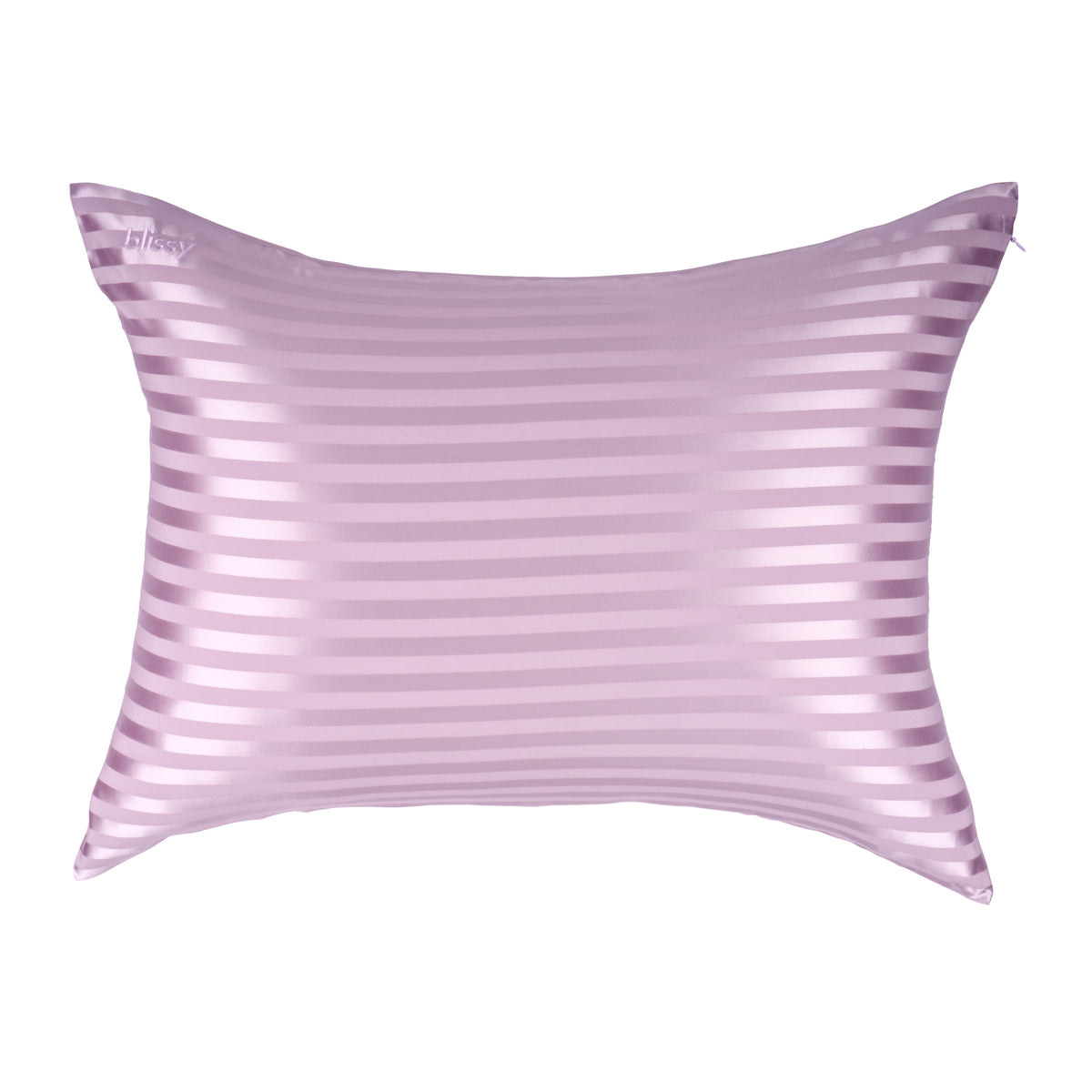 Lavender Striped Mulberry Silk Pillowcase – Blissy Standard