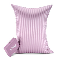 Pillowcase - Lavender Striped - Queen