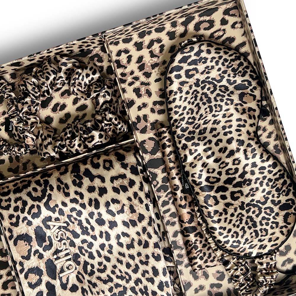 Blissy Leopard Silk Blissy Dream Set Detail – Queen