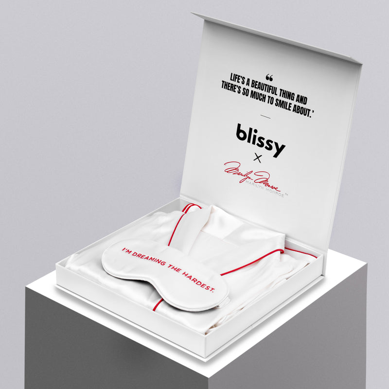 Blissy Classic Robe Set - Marilyn Monroe™ - Blissy Marilyn Monroe™ Blissy Classic Robe Set – 22 Momme Mulberry Silk, 100% Silk