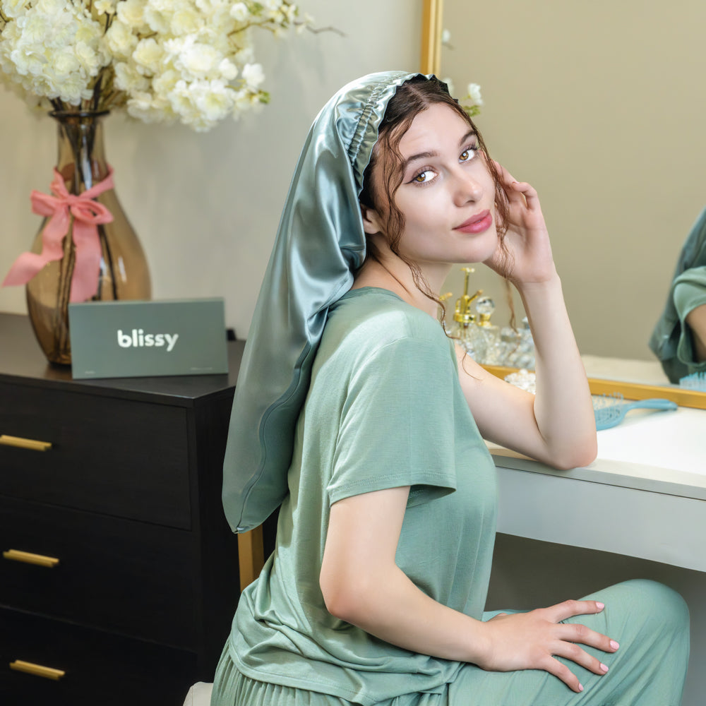 Blissy Cascade Bonnet - Matcha