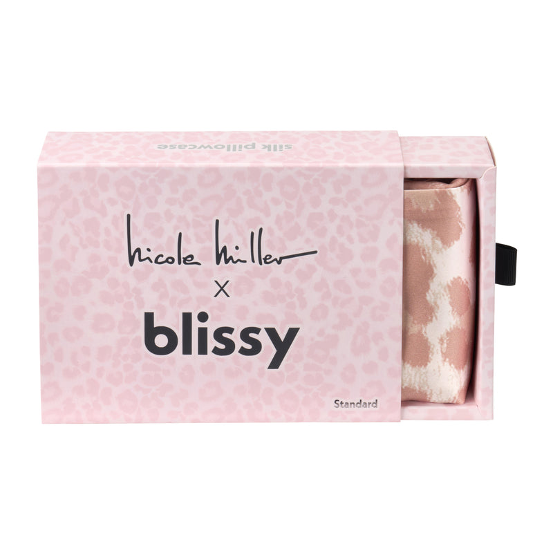 Pillowcase - Nicole Miller - Mauve Cheetah - Standard