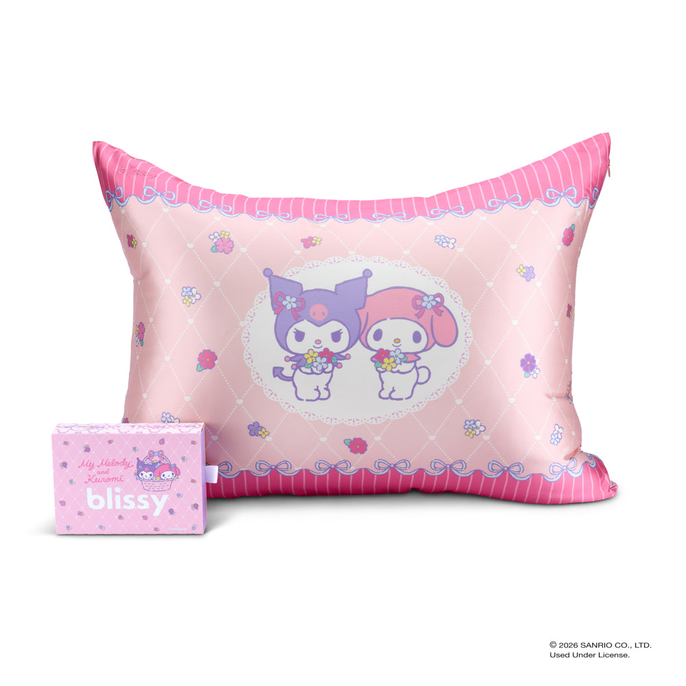 Blissy Pillowcase - Hello Kitty - My Melody™ & Kuromi™ - Queen