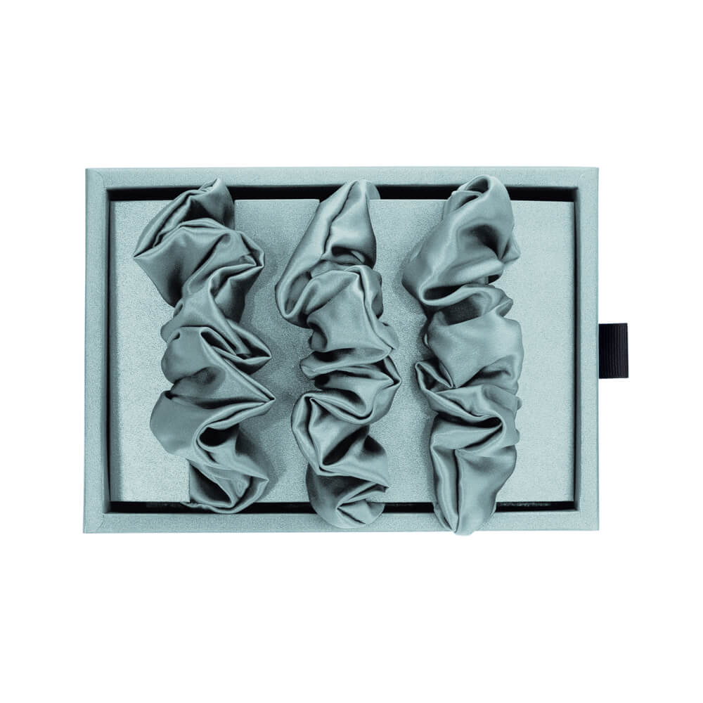 Blissy Mint Silk Blissy Scrunchies Detail –