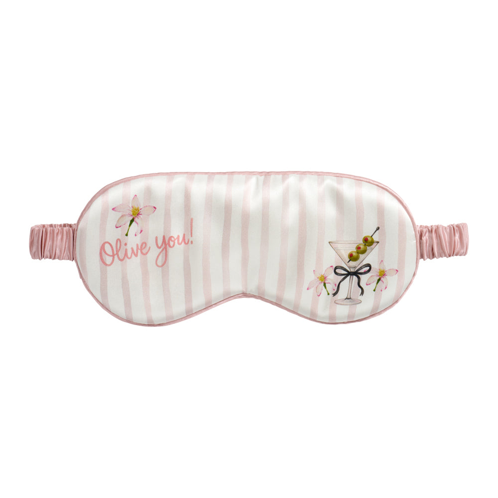 Blissy Mulberry Silk Sleep Mask – Olive You