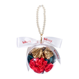 Blissy Pearl Scrunchie Ornament (3-Piece Set)