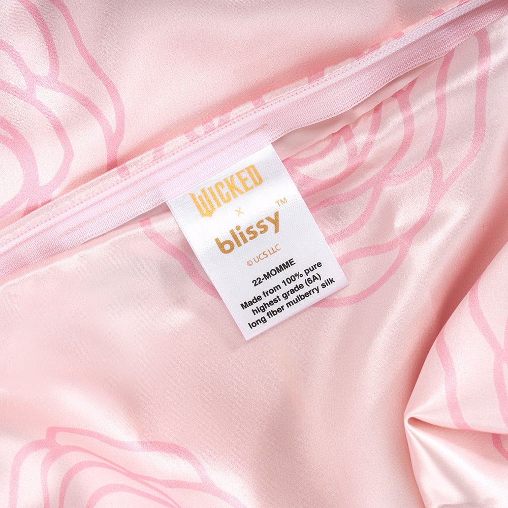 Wicked Pillowcase Close-Up – Blissy 22 Momme Silk