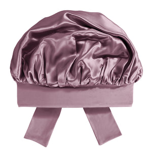 Blissy Bow Bonnet - Plum