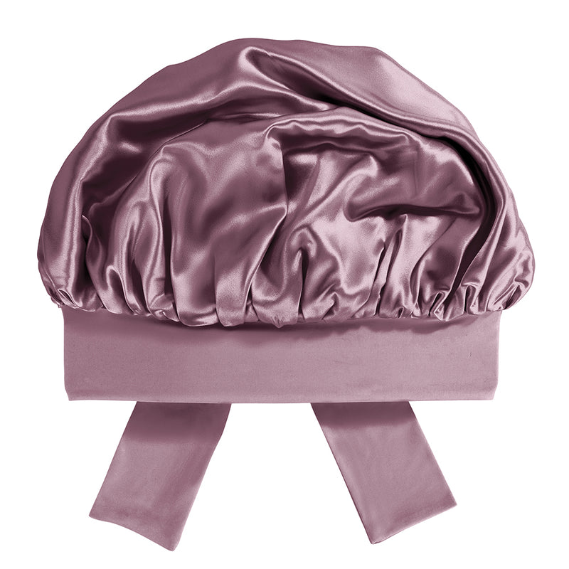 Blissy Bow Bonnet - Plum