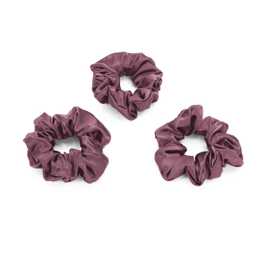Blissy Plum Silk Blissy Scrunchies Detail –